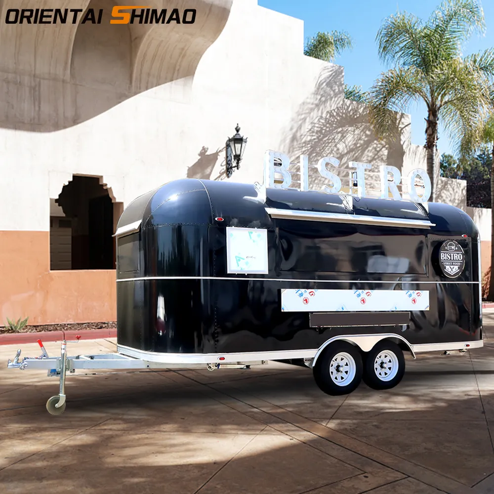 Rimorchio alimentare orientale shimao airstream nero