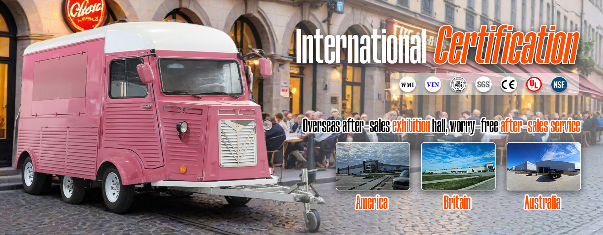 Truck del rimorchio alimentare