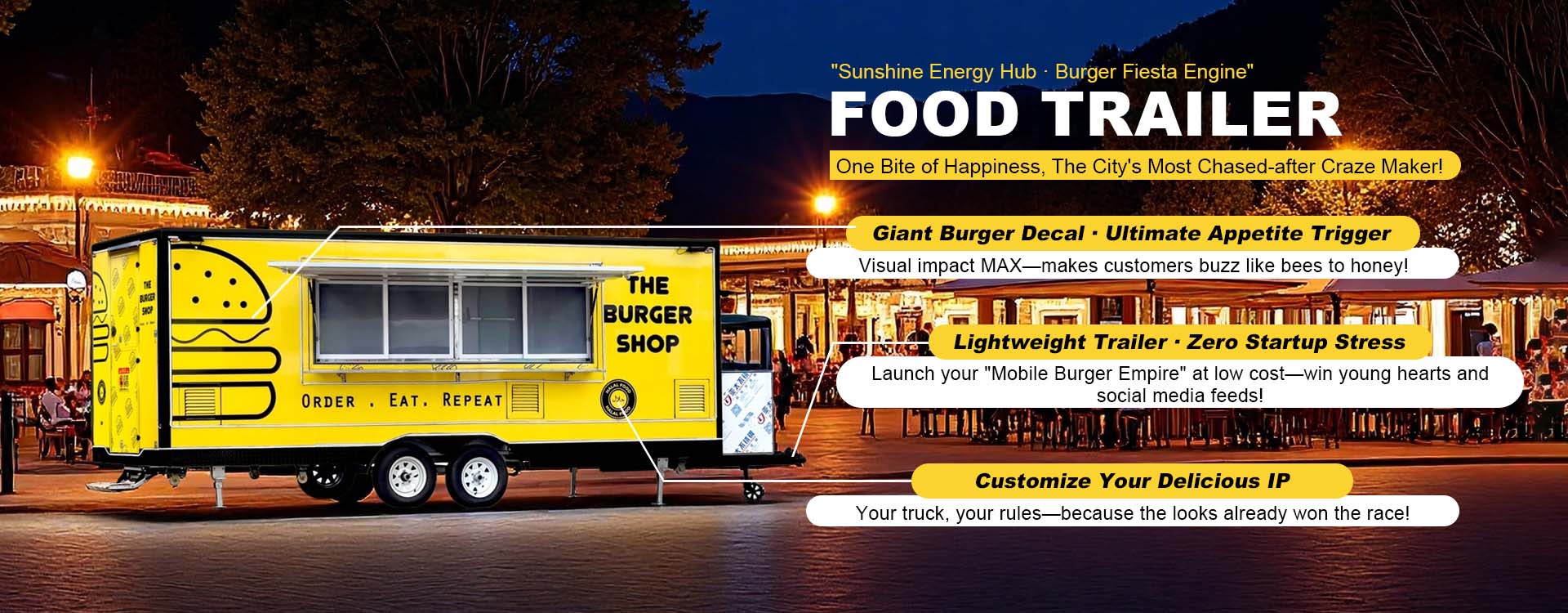 Camion produttore di rimorchi per alimenti