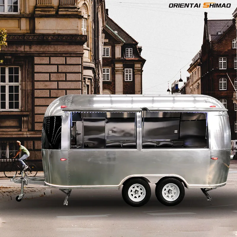 Carrello portavivande Airstream in alluminio