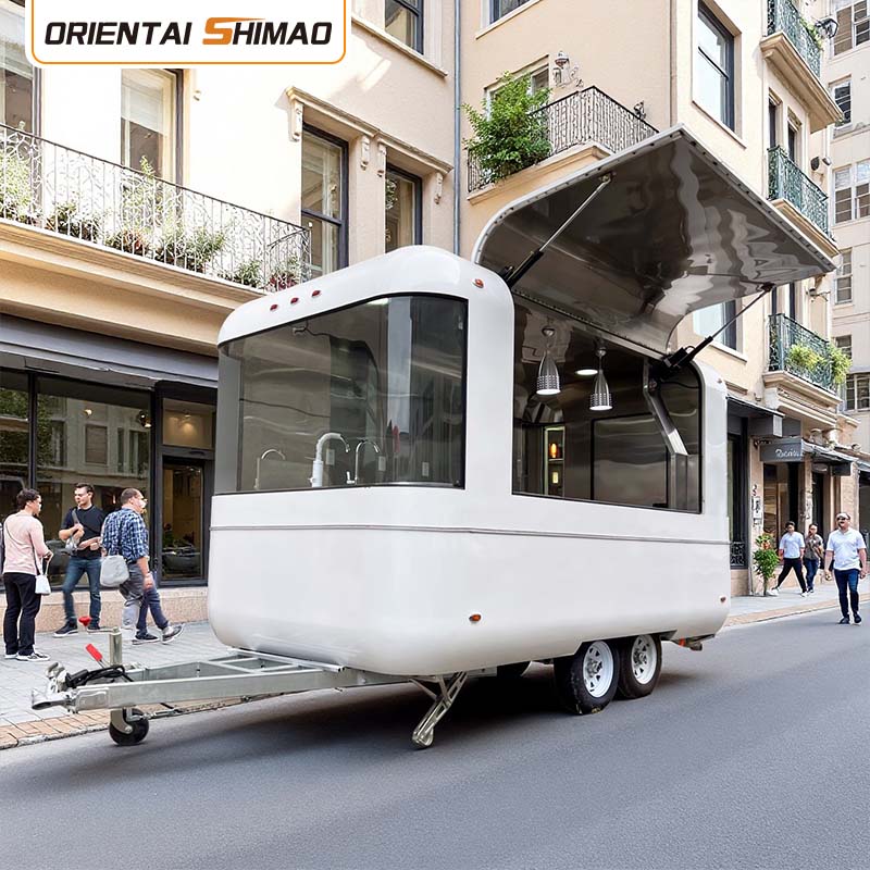 Camion di cibo in stile scatola