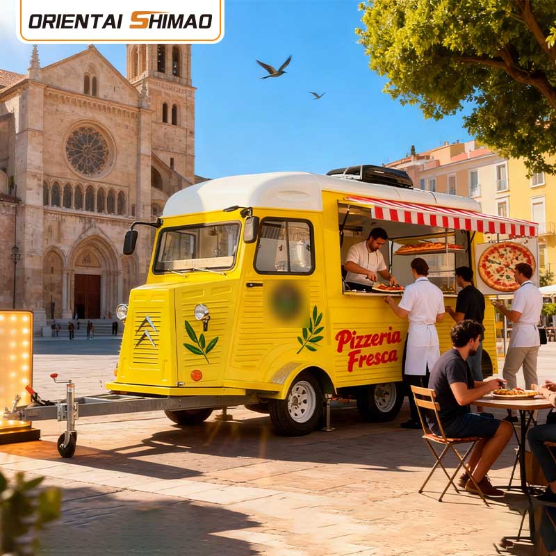 Coffee Shop Coffee Truck Rimorchio mobile per caffè Rimorchio per fast food Rimorchio per cibo