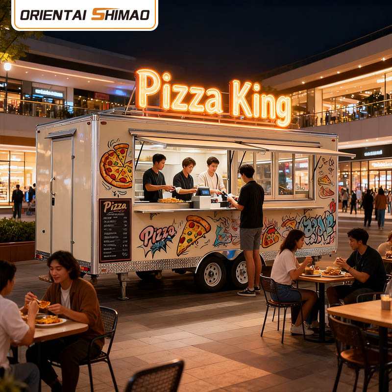 Trailer alimentare pronto per il franchising