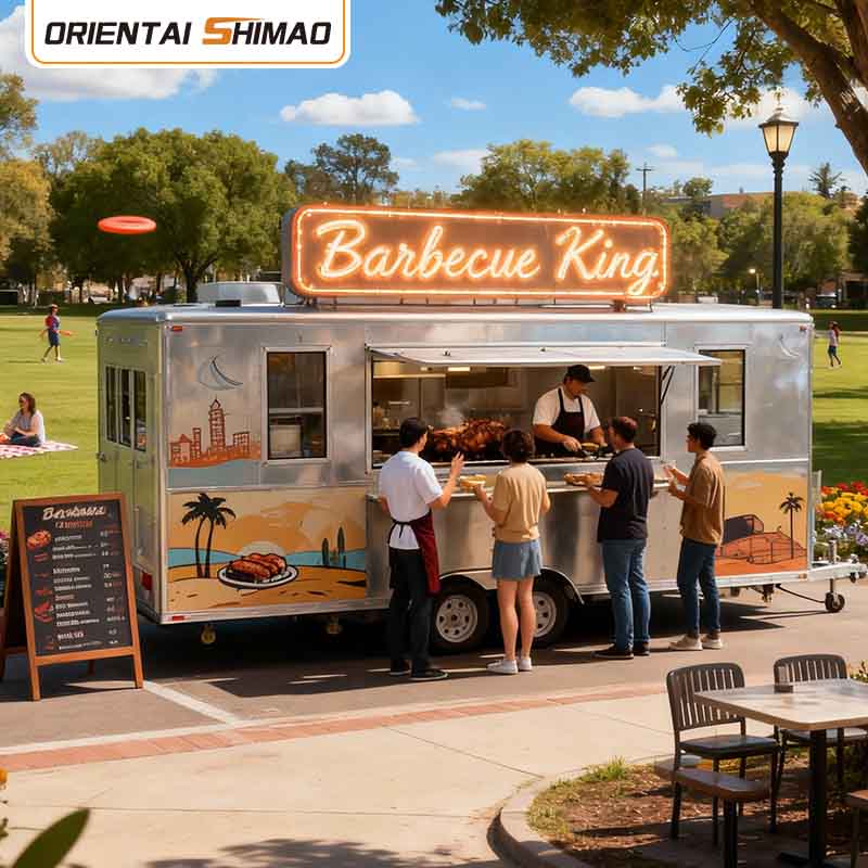 Rimorchio mobile per camion di cibo