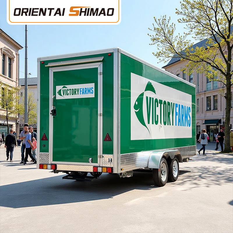 Carrello per insalate biologiche